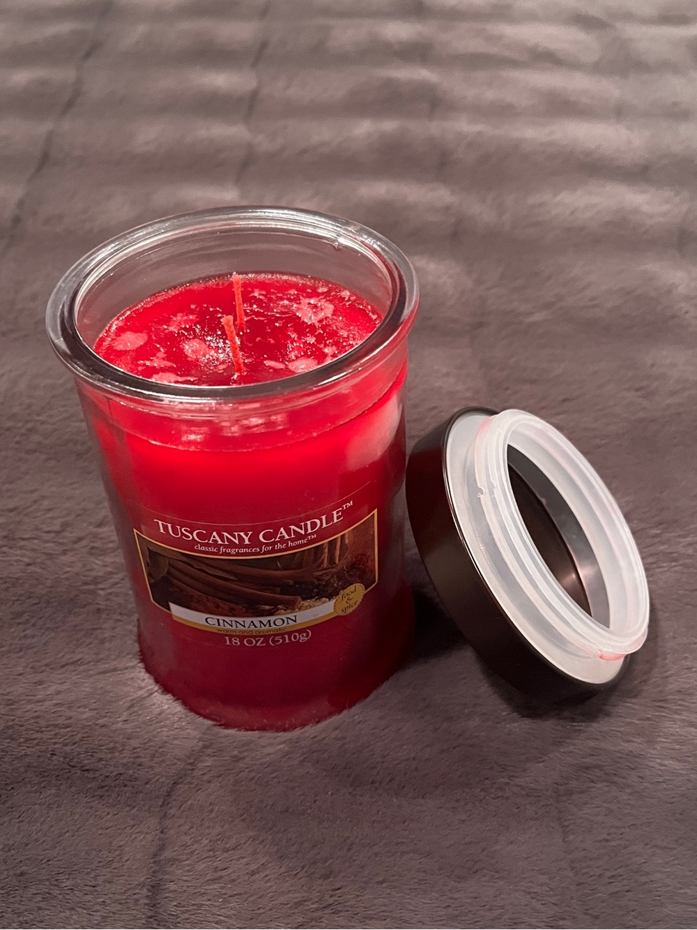 Tuscany Candle 18oz Scented Candle - Two (2) Wicks - Cinnamon